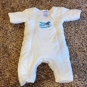 Baby Merlin's Magic Sleepsuit Cream Cotton